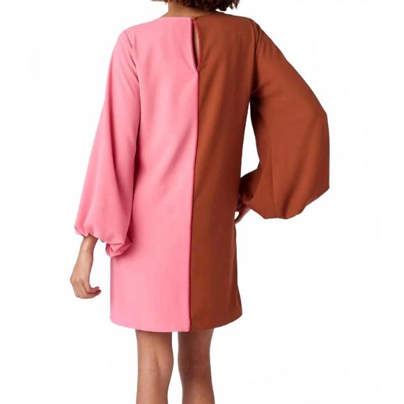 NEW CROSBY BY MOLLIE BURCH cecily dress in copper/persimmon - Picture 2 of 3